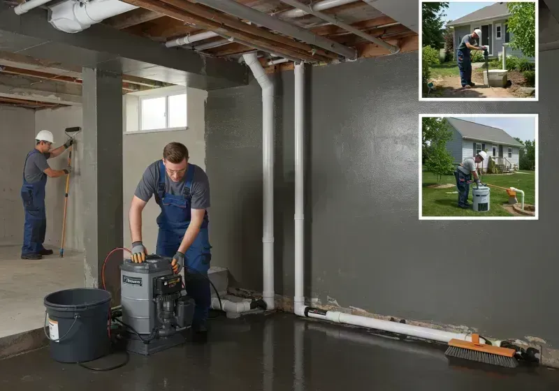 Basement Waterproofing and Flood Prevention process in Lake Zurich, IL